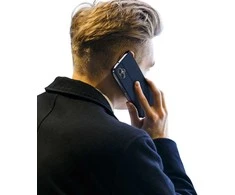 DUX DUCIS wallet dėklas SKIN PRO skirtas Samsung Galaxy A06 5G mėlynos spalvos