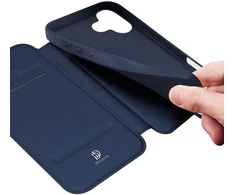 DUX DUCIS piniginės dėklas SKIN PRO, skirtas IPHONE 17, mėlynas