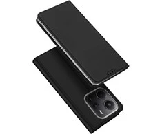 DUX DUCIS piniginės dėklas SKIN PRO, skirtas REDMI NOTE 14 4G (163,25 mm) juodas