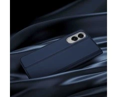 DUX DUCIS wallet dėklas SKIN PRO skirtas Samsung Galaxy S25 Edge mėlynas