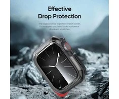 DUX DUCIS dėklas TAMO for Apple Watch series 10 42 mm skaidrus with juodos spalvos