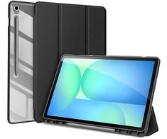 DUX DUCIS dėklas TOBY su pencil storage skirtas Samsung Galaxy Tab S10 FE Plus juodos spalvos