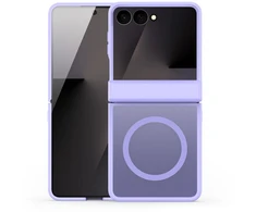 DUX DUCIS YIND dėklas, suderinamas su „MagSafe“, skirtas SAMSUNG Z Flip 8, šviesiai violetinis