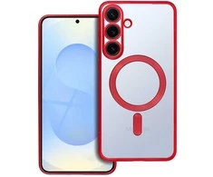 Oem ELECTRO MAG COVER dėklas suderinamas su MagSafe skirtas Samsung Galaxy S25 Plus red