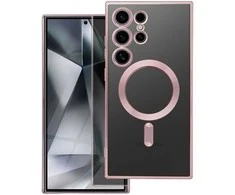 Dėklas, skirtas Samsung A37 Electro Mag dangteliui, suderinamas su MagSafe, rožinio aukso spalvos