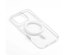 „Samsung S26 ULTRA Clear Mag“ dėklas Elite (STR / NEGELTONŲ), suderinamas su „MagSafe“ skaidriu dėklu