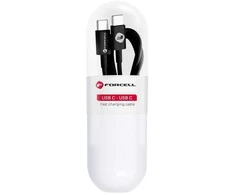 USB C laidas į USB C jungtį Forcell F-Energy QC PD Tube 1 m C293 juodas