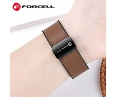 Forcell Dirželis „Samsung Galaxy Watch A6bc6 F-Design FS20“ magnetiniam, eko odos, 22 mm, rudas