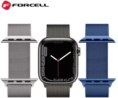 FORCELL F-DESIGN FA03 magnetinė stainless steel apyrankė skirta Apple Watch 38 / 40 / 41 mm mėlynos spalvos