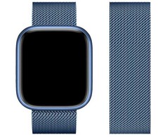 FORCELL F-DESIGN FA03 magnetinė stainless steel apyrankė skirta Apple Watch 38 / 40 / 41 mm mėlynos spalvos