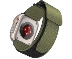 FORCELL F-DESIGN FA05 nylon apyrankė skirta Apple Watch 38 / 40 / 41 mm žalios spalvos