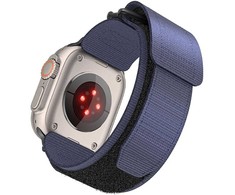 FORCELL F-DESIGN FA05 nylon apyrankė skirta Apple Watch 38 / 40 / 41 mm mėlynos spalvos