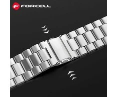 FORCELL F-DESIGN FA10 stainless steel apyrankė skirta Apple Watch 42 / 44 / 45 / 49 mm sidabro spalvos