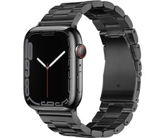 FORCELL F-DESIGN FA10 stainless steel apyrankė skirta Apple Watch 42 / 44 / 45 / 49 mm juodos spalvos