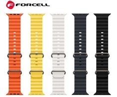 FORCELL F-DESIGN FA12 apyrankė skirta Apple Watch 42 / 44 / 45 / 49 mm geltonos spalvosw