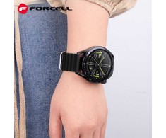 FORCELL F-DESIGN FS01 apyrankė skirta Samsung Galaxy Watch 22 mm juodos spalvos