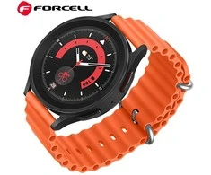 FORCELL F-DESIGN FS01 apyrankė skirta Samsung Galaxy Watch 22 mm oranžinės spalvos