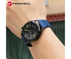 FORCELL F-DESIGN FS05 apyrankė skirta Samsung Watch 20 mm mėlynos spalvos
