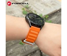 FORCELL F-DESIGN FS05 apyrankė skirta Samsung Galaxy Watch 22 mm oranžinės spalvos