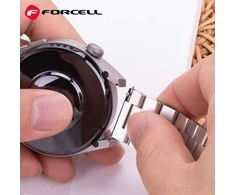 FORCELL F-DESIGN FS06 apyrankė skirta Samsung Galaxy Watch 20 mm sidabro spalvos