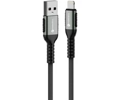 Cable USB A to Lightning Forcell F-Energy 2,4A 12W Cafule 1,2 m C257 juodas