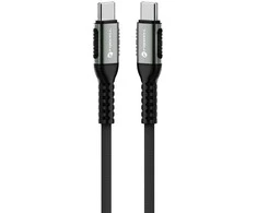 USB C į USB C laidas Forcell F-Energy QC4.0 PD 5A 100W Cafule 1,2 m C260 juodas