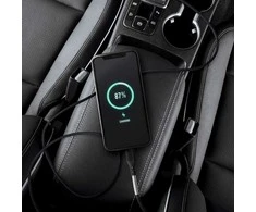 USB A tipo į „Lightning“ tipo laidas „Forcell F-Energy“ 2,4A 12W, anglies pluošto, 1 m, CB-01A, juodas