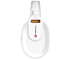 „Forcell F-Energy“ išorinė baterija „F5K3 PD 20W 5000 mAh“ su integruota USB C jungtimi, baltas
