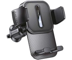Car phone holder Forcell F-Grip Guardian AV air vent juodas