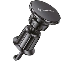 Magnetic car phone holder Forcell F-Grip MagElite air vent juodas
