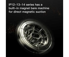 Magnetinis automobilio telefono laikiklis, suderinamas su „Magsafe Forcell F-Grip PrecisionX“ priekiniu stiklu / prietaisų skydeliu / ventiliacijos angomis (juodas)