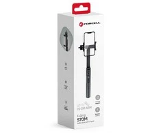 Asmenukių lazda + trikojis Forcell F-GRIP (S70M) (Bluetooth) juoda