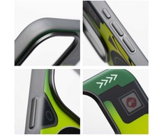 Dėklas FORCELL F-PROTECT Levels with Dual Layer 4D technology, Military Drop-Test suderinamas su MagSafe skirtas Samsung Galaxy S25 ULTRA cyber žalios spalvos