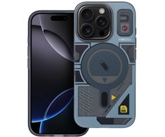 Dėklas FORCELL F-PROTECT lygiai su Dual Layer 4D technologija, Military Drop-Test suderinamas su MagSafe skirtas Samsung Galaxy S25 cyber pilkas