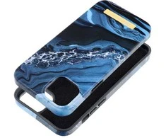 Dėklas Case for na iPhone 14 PLUS Forcell F-Protect Mirage compatible with Magsafe ocean marble