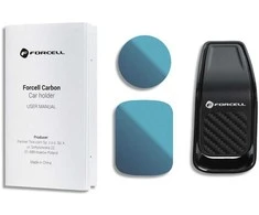 Car phone holder Forcell F-Grip Carbon B060 air vent juodas