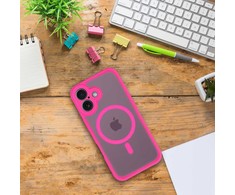 Dėklas Oem Case for iPhone 15 Full Matte Mag Cover compatible with MagSafe pink