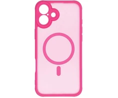 Dėklas Oem Case for iPhone 16 PLUS Full Matte Mag Cover compatible with MagSafe pink
