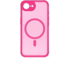 Dėklas Oem Case for iPhone 16e (SE 4 2025) / 17e Full Matte Mag Cover compatible with MagSafe pink