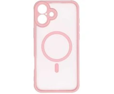 Dėklas Oem Case for iPhone 14 Full Matte Mag Cover compatible with MagSafe light pink