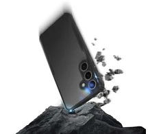 Forcell Oem ANTI-DROP dėklas skirtas Samsung Galaxy S24 FE juodos spalvos
