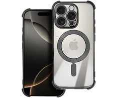 Dėklas Oem Case for iPhone 17 AIR Antishock Electro compatible with MagSafe juodas