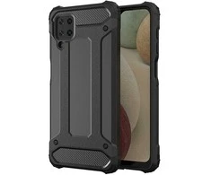 Forcell Oem ARMOR dėklas skirtas Samsung Galaxy A12 juodos spalvos