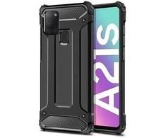 Forcell Oem ARMOR dėklas skirtas Samsung Galaxy A21S juodos spalvos