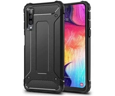 Forcell Oem ARMOR dėklas skirtas Samsung Galaxy A50 / A50S / A30S juodos spalvos