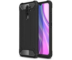 Forcell Oem ARMOR dėklas skirtas Xiaomi Redmi 9 juodos spalvos