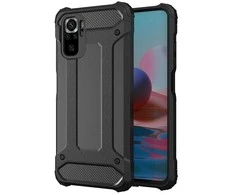 Forcell Oem ARMOR dėklas skirtas Xiaomi Redmi Note 10 Pro / Redmi Note 10 Pro Max juodos spalvos