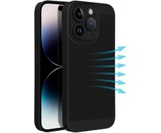 Oem BREEZY Dėklas skirtas Xiaomi Redmi 13C / Poco C65 juodos spalvos