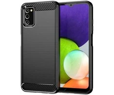 Oem CARBON dėklas skirtas Samsung Galaxy A41 juodos spalvos