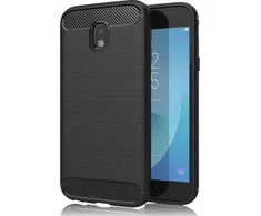Oem CARBON dėklas skirtas Samsung Galaxy J3 2017 juodos spalvos